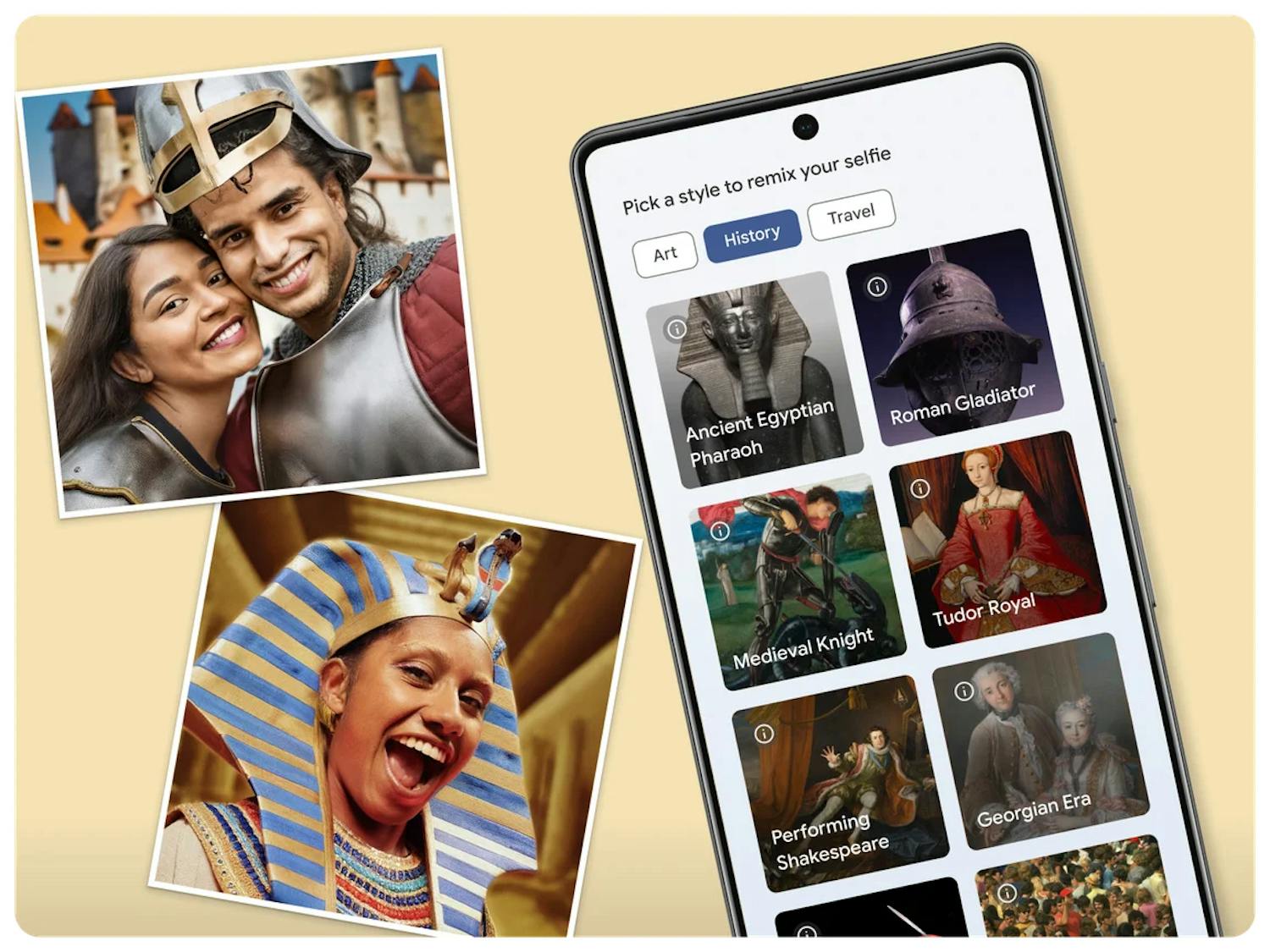 Google Arts & Culture App har fått en KI-generator som gjør om selfiene dine til kunstverk.